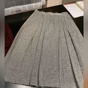 Vintage Gray A-Line Skirt